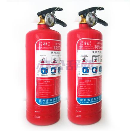 4KG手提干粉灭火器/个