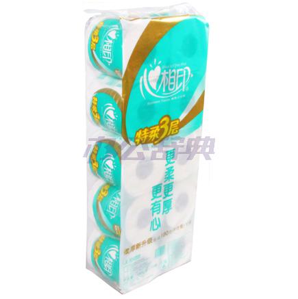 心相印BT810特柔三层卷纸 180克*10卷/提 绿色包装 #