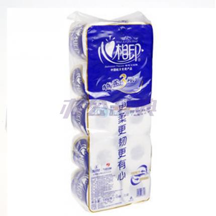 心相印BT910特柔三层卷筒卫生纸 140克*10卷/提 +
