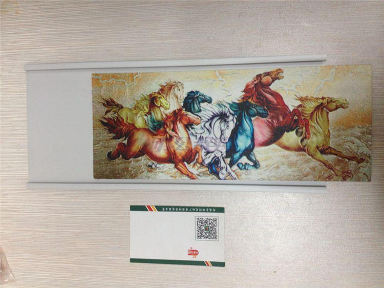 铝合金型材插槽UV平板PVC喷印科室牌门牌（28*12cm）