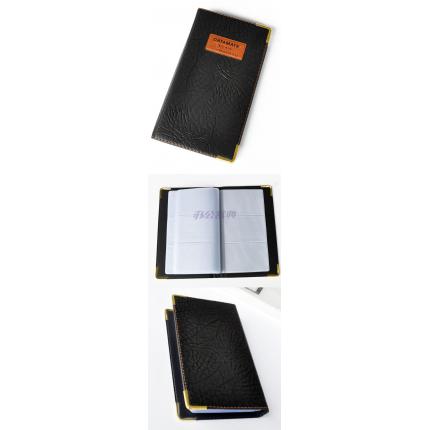 用得利商务三联软面名片册（120名/240名/300名）