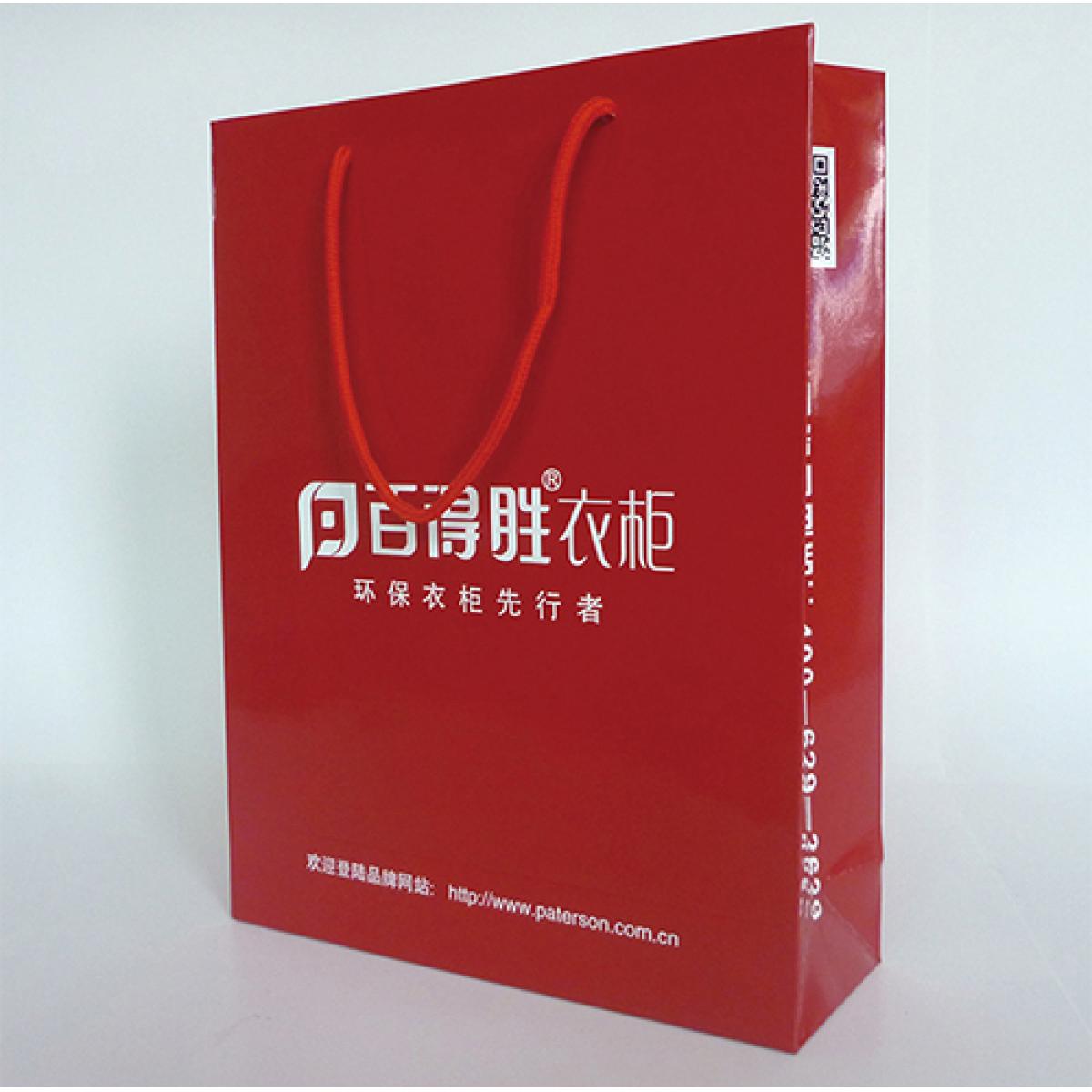 大度三开手提袋大度对开手提袋(33*26*7CM,250克白卡纸)