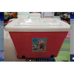 塑料收纳盒红色