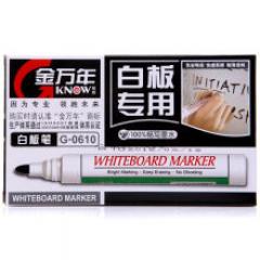 金万年(Genvana) G-0610 便利白板笔 黑/蓝/红 10支/盒