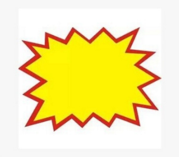 爆炸贴贴/空白贴/特价商品签/促销卡片