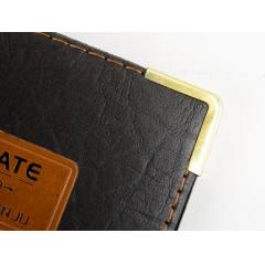 用得利商务三联软面名片册（120名/240名/300名）